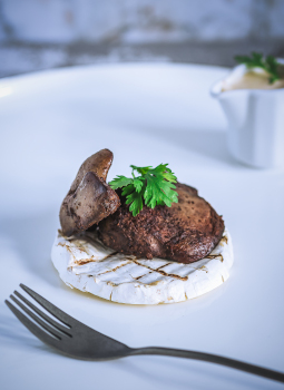 obiad watrobka z serem camembert