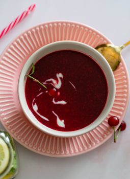 podwieczorek chlodnik wisniowy