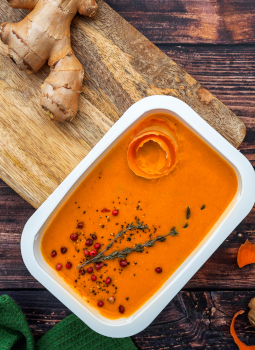 podwieczorek krem marchewkowy z imbirem